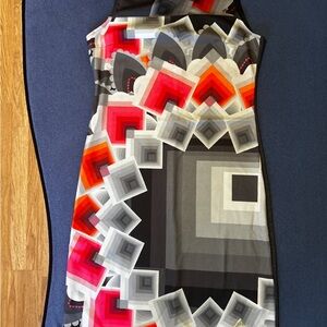 Desigual Vibrant Geometric Mini Dress